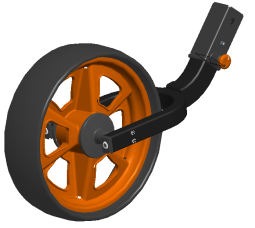 Front wheel for CaddyLite 11.5V3
